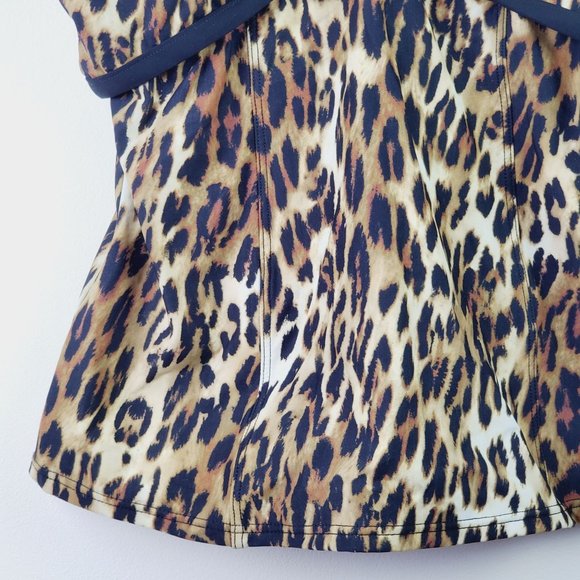 Amoressa Swimsuit Tankini Never Say Never Roxy Top Sz 8 - Picture 6 of 12